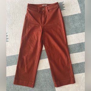 Madewell Slim Emmett Wide-Leg Crop — CUSTOM Dyed